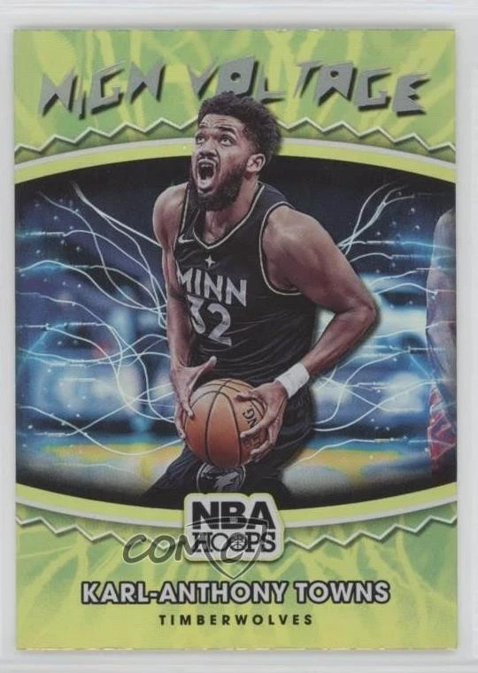 2021-22 Panini NBA Hoops High Voltage Karl-Anthony Towns #15 - Image 1 of 2