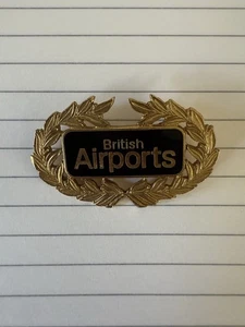 Vintage British Airports Badge - Bild 1 von 3