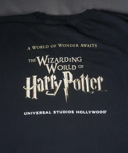 Camisa Mundo Mágico Harry Potter Para Hombre XL Negra Equipo de Apertura Universal Studios - Imagen 1 de 7