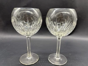 Waterford Millennium Love Goblets Balloon Toasts Wine Glasses Hearts 8" 12 oz - Picture 1 of 10