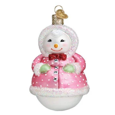 Jolly Snowlady 10231 Old World Christmas Ornament (New)