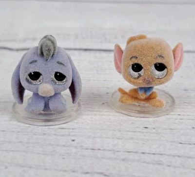 Disney Doorables Fuzzy Flocked Eeyore  & Roo From Winnie the Pooh Mini Figures - Image 1 of 4