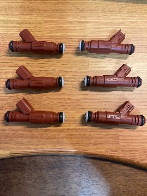 Nuevo inyector de combustible de 12 orificios 0280156161 6 piezas para Ford Mustang 1999-2004 3,8 L 3,9 L Foto 1 de 1