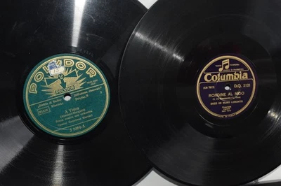 LOTTO 19 DISCHI VINILE 78 GIRI RPM GRAMMOFONO FONIT CETRA POLYDOR ODEON VOCE 33 - Image 1 of 4