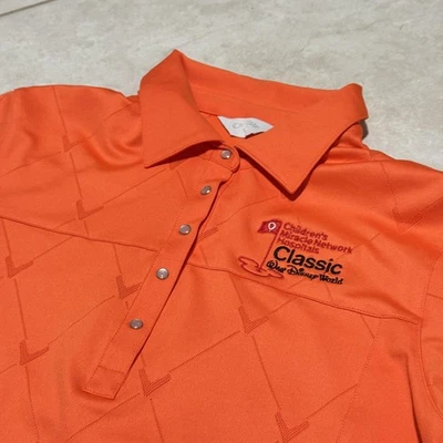 Camisa Polo Callaway Mujer Pequeña Naranja Golf Niños Milagro Clásica Disney Foto 1 de 4