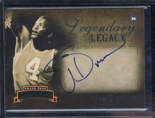 Joe Dumars 2007 pase de prensa/185 leyendas autógrafo automático Foto 1 de 1