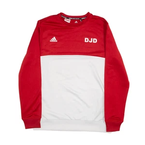 ADIDAS Team Sports Climalite Sweatshirt Red Boys XL - Picture 1 of 6