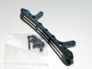 YY-MADMAX HPI KM ROVAN BAJA 1/5 5B REAR ALUMINUM SHOCK TOWER COVER GUARD BLACK - Picture 1 of 1