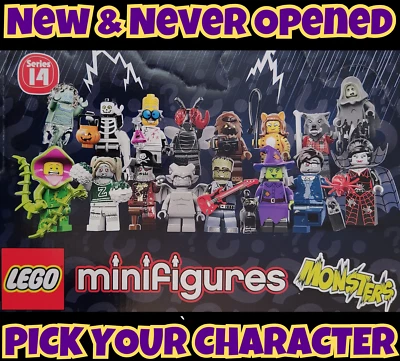 YOU CHOOSE! New Sealed Lego 71010 Series 14 Monsters Collectible Minifigures - Image 1 of 2