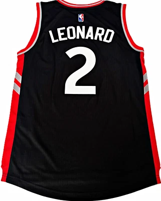 CAMISETA RETRÔ-NOVA COM ETIQUETAS-S * KAWHI LEONARD TORONTO RAPTORS PRETA 3ª SWINGMAN ADIDAS NBA - Imagem 1 de 4