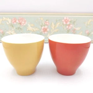 Seltene FORLIFE 8 OZ Teetasse ohne Griff Farben Mandarine & Karotte - Ersatz - Bild 1 von 7
