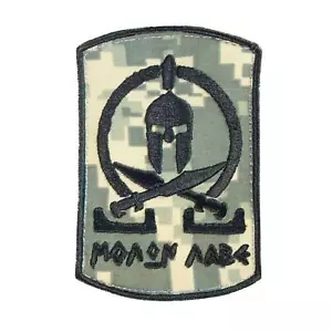 spartan molon labe ACU ECWCS tactical morale army milspec embroidered hook patch - Picture 1 of 4