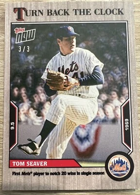 2022 Topps Now Turn Back the Clock - #159 Tom Seaver 3 Of 3 Mint - Image 1 of 2