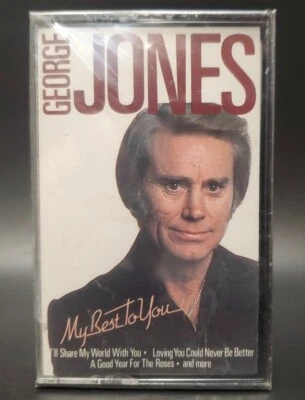 George Jones MY BEST TO YOU (Cassette Tape 1984) CBS Country BRAND NEW SEALED - Image 1 of 4