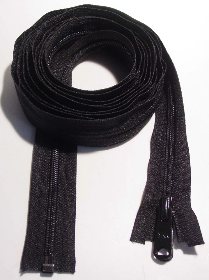 69" YKK #5 Negro, Apertura, Cremallera Bobina. Un solo tirón. Foto 1 de 1