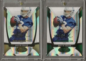 2009 Certified Mirror Emerald /5 Gold /25 Auto Austin Collie RC BYU Colts Rookie - Picture 1 of 1