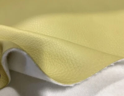 Boots Auto Möbelbezug Kunstleder Meterware GELB wie echtes Leder Nicht flammbar