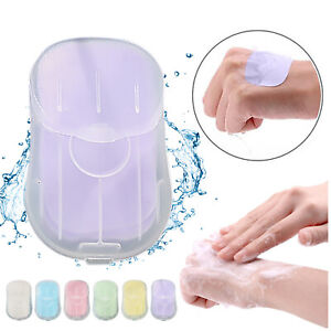 50 Pieces Of Disposable Hand Soap Paper And Portable Hand Soap Tablets Traveling