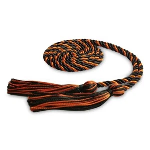 Cordón de honor único de graduación Endea negro/naranja para escuela secundaria y universidad - Imagen 1 de 4
