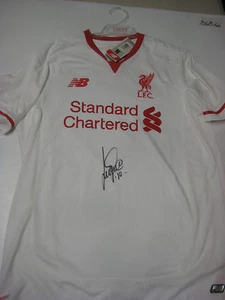 LIVERPOOL- LUIS GARCIA HAND SIGNED LIVERPOOL JERSEY+ PHOTO PROOF + C.O.A - Picture 1 of 6