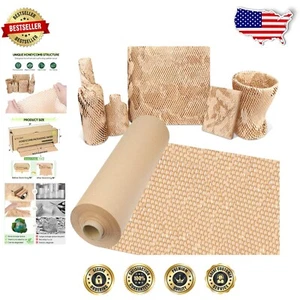 Space-Saving Honeycomb Packing Paper Roll, 15" x 300' - Durable & Easy to Use - Picture 1 of 9