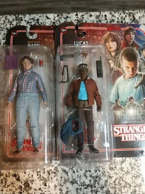 Stranger Things action figure lot mcfarlane Barb, Lucas - Image 1 of 4