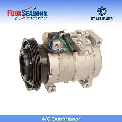 For 2001-2010 Chrysler PT Cruiser A/C Compressor 4 Seasons 2002 2003 2004 2005 - Image 1 of 4