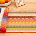 Cotton Placemat Kitchen Supplies Colourful Comfortable For Home Placemats