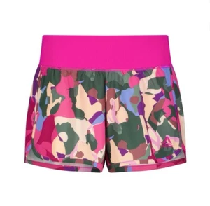 REEBOK Women’s Size XXXL Evolution Slim Shorts with Back Pockets • Pink Floral - Picture 1 of 8