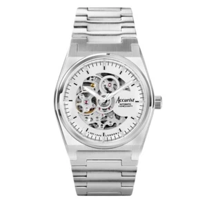 Accurist Automatic 70022 Watch Mens Skeleton Dial Watch - Picture 1 of 8