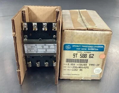 General Electric Transformer  9T58B62  / 9T 58B 62  Type IP     4E-24 - Image 1 of 4