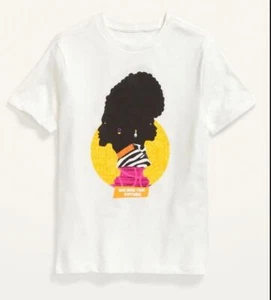Project WE Black History Month 2022 Graphic T-Shirt for Kids Size 5 Temi Coker - Picture 1 of 1