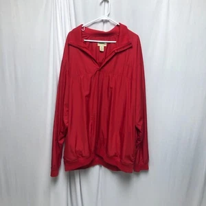 Gander Mountain Jacket Mens Size 2XLT Red Windbreaker Lightweight Pullover - Picture 1 of 7