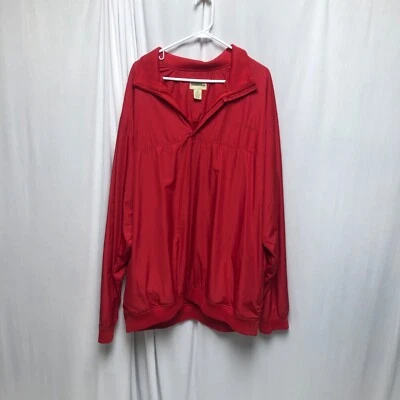 Gander Mountain Jacket Mens Size 2XLT Red Windbreaker Lightweight Pullover - Image 1 of 4