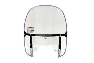 Parabrisas con cuentas con parte inferior transparente para Harley Davidson Foto 1 de 3