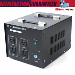 Transformador convertidor de voltaje 8000 W/10000 W paso arriba y descendente 110 V a/desde 220 V - Imagen 1 de 27