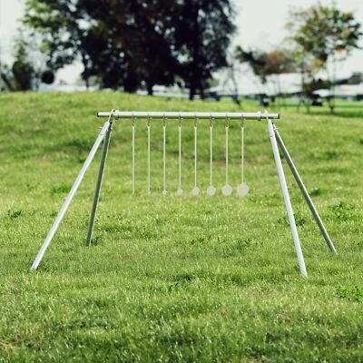 NEW Steel Gun Target Stand Shooting Target Rimfire Gun Targets Zinc-Plated