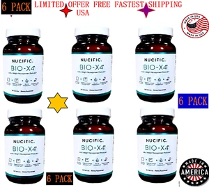 AUTHENTIC BIO-X4 Nucific Weight Loss Manage Probiotic Metabolism Boost PACK OF 6 - Picture 1 of 5