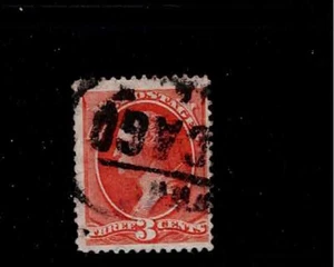 US Scott #214, Single 1887 Washington 3c FVF Used - Picture 1 of 1