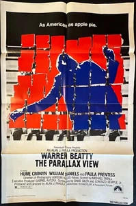 PARALLAX VIEW (1974) Original Movie Poster - 27x41 - S/S - Folded - Picture 1 of 1