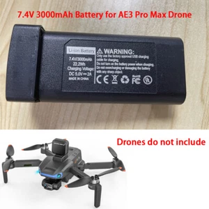 Batería Recargable Original 7.4V 3000mAh para Cuadricóptero Drone AE3 Pro Max - Imagen 1 de 2