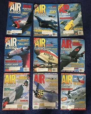 AIR CLASSICS Magazine Year 2000 - Lot of 9 - Image 1 of 4