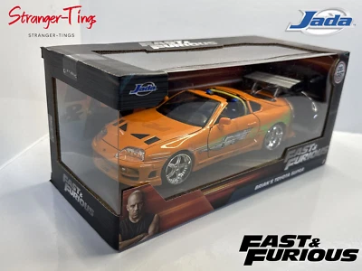 Jada Toyota Supra Rápido y Furioso Brian's Naranja Escala 1/24 97168 Foto 1 de 4