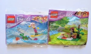 2 Lego Friends SETS Mia Summer Picnic Set 30108 & Snowboard Tricks 30402 *NEW* - Picture 1 of 2