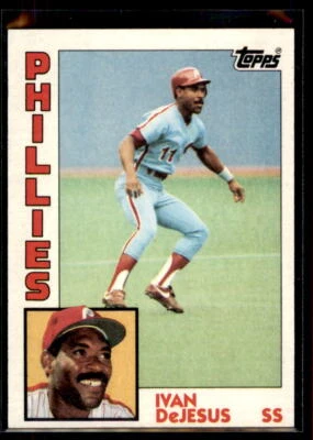 1984 Topps Ivan DeJesus #279 Philadelphia Phillies - Image 1 of 2