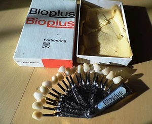 Bioplus - DE TREY Farbenring Porzellan 19 Frontzähne in OVP - Bild 1 von 4