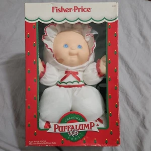 Vintage Fisher Price Christmas Puffalump Kids 1991 4098 Baby Xmas Puffalump NIB - Picture 1 of 6