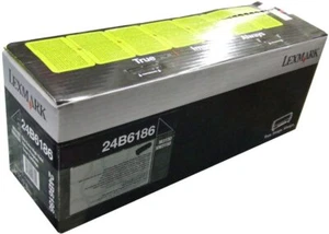 AUTHENTIQUE & ORIGINAL TONER - LEXMARK 24B6186 - NOIR - NEUF - Imagen 1 de 2