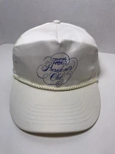 Camping World white President’s Club hat rope adjustable snapback New Unused - Picture 1 of 7