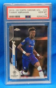 2019-2020 TOPPS CHROME UCL # 23 Tammy Abraham RC PSA 10 GEM MT # 62840344 - Picture 1 of 2